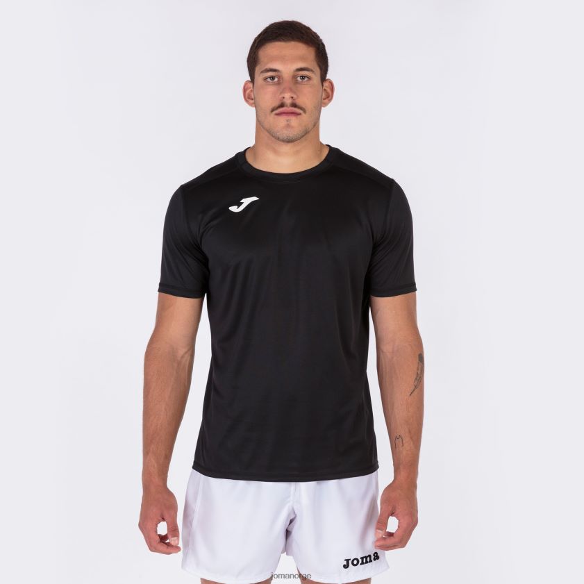 nei Joma skjorte kortermet sterk svart FBD0T04206 menn
