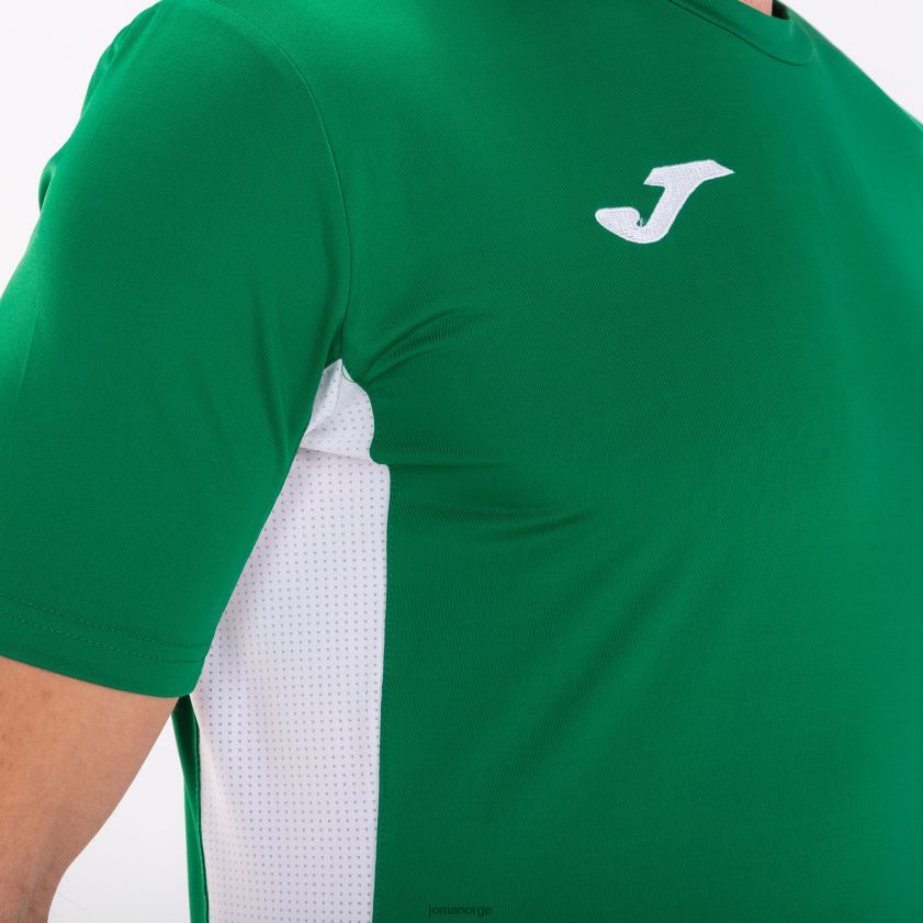 nei Joma skjorte kortermet superliga grønn hvit FBD0T03132 menn