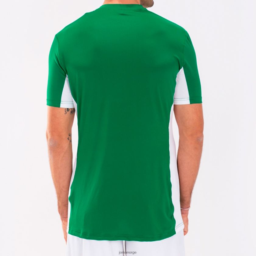 nei Joma skjorte kortermet superliga grønn hvit FBD0T03132 menn