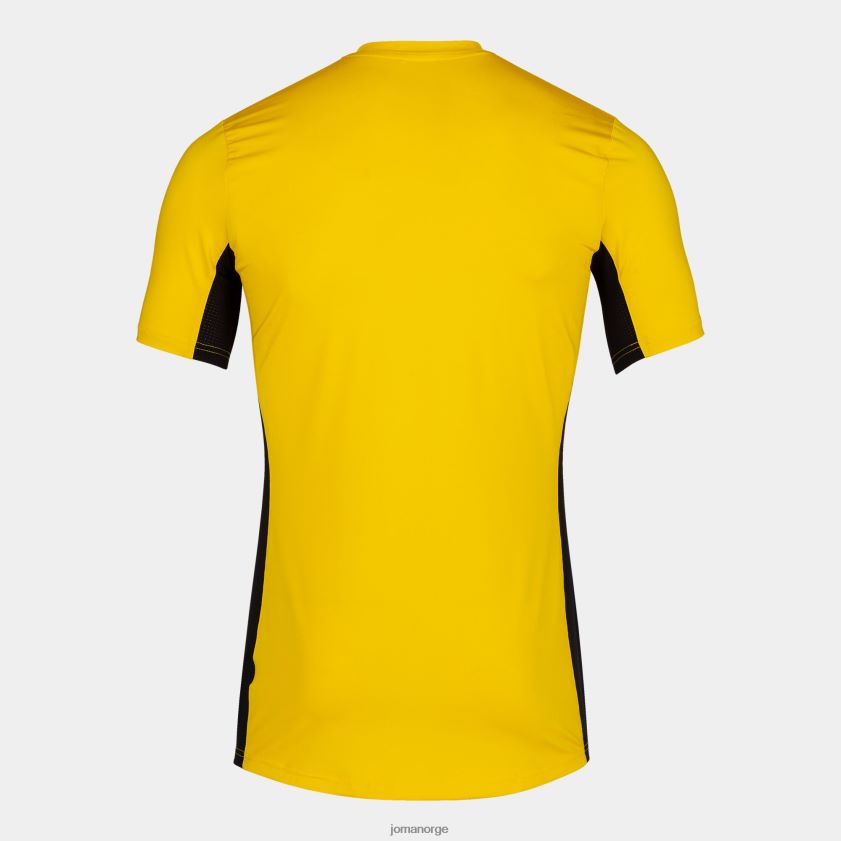 nei Joma skjorte kortermet superliga gul svart FBD0T03399 menn