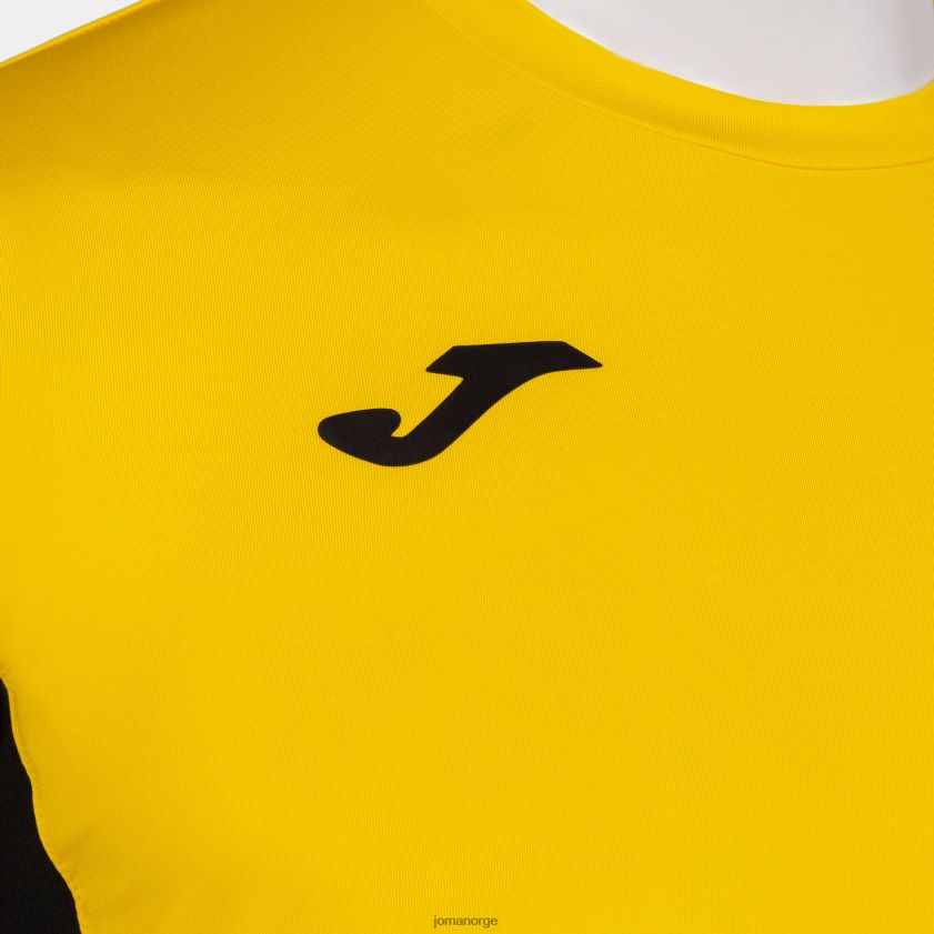 nei Joma skjorte kortermet superliga gul svart FBD0T03399 menn