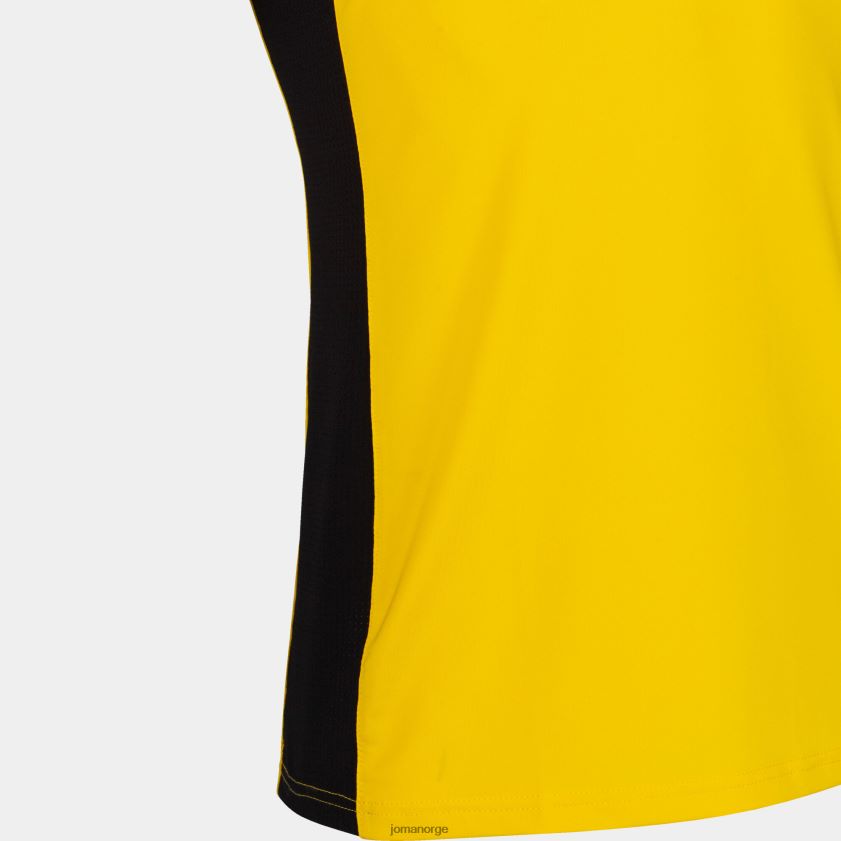 nei Joma skjorte kortermet superliga gul svart FBD0T03399 menn