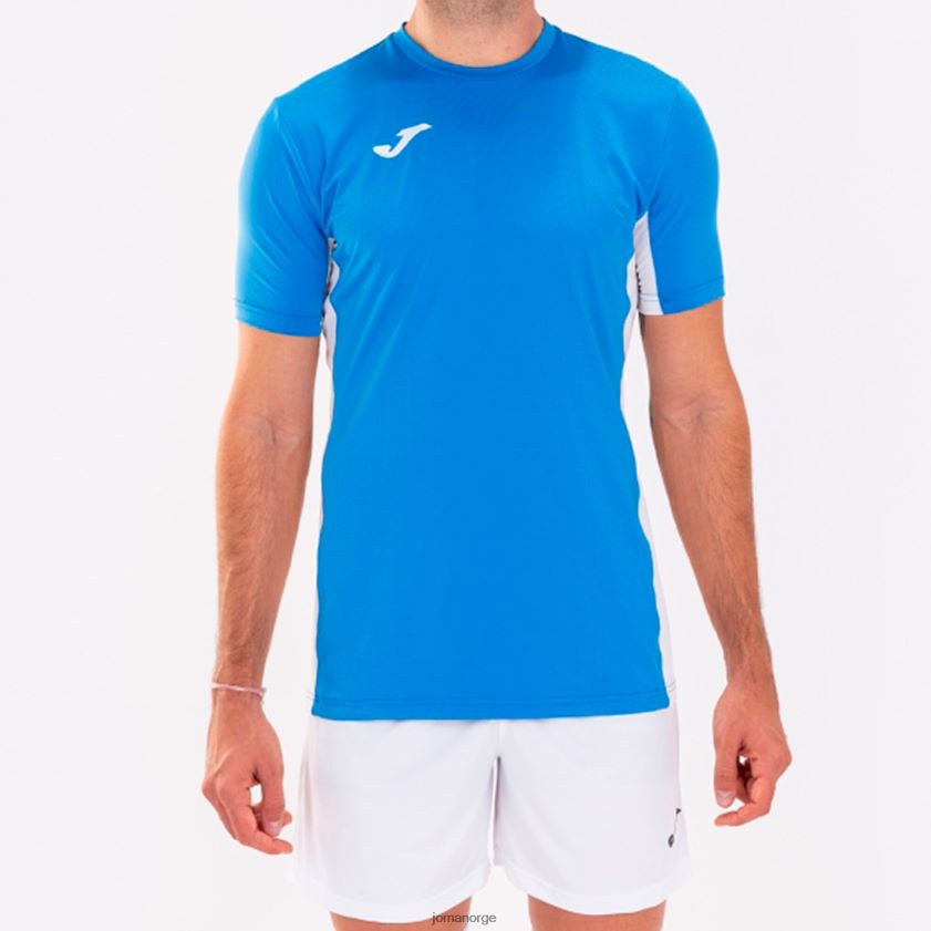 nei Joma skjorte kortermet superliga kongeblå hvit FBD0T0149 menn