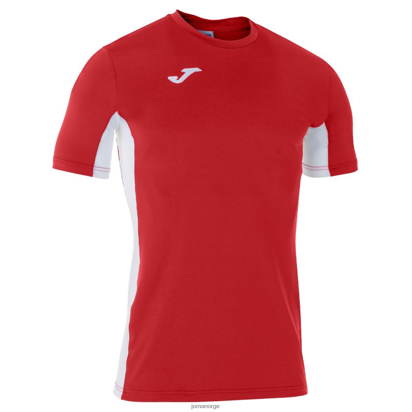 nei Joma skjorte kortermet superliga rød Hvit FBD0T04716 menn