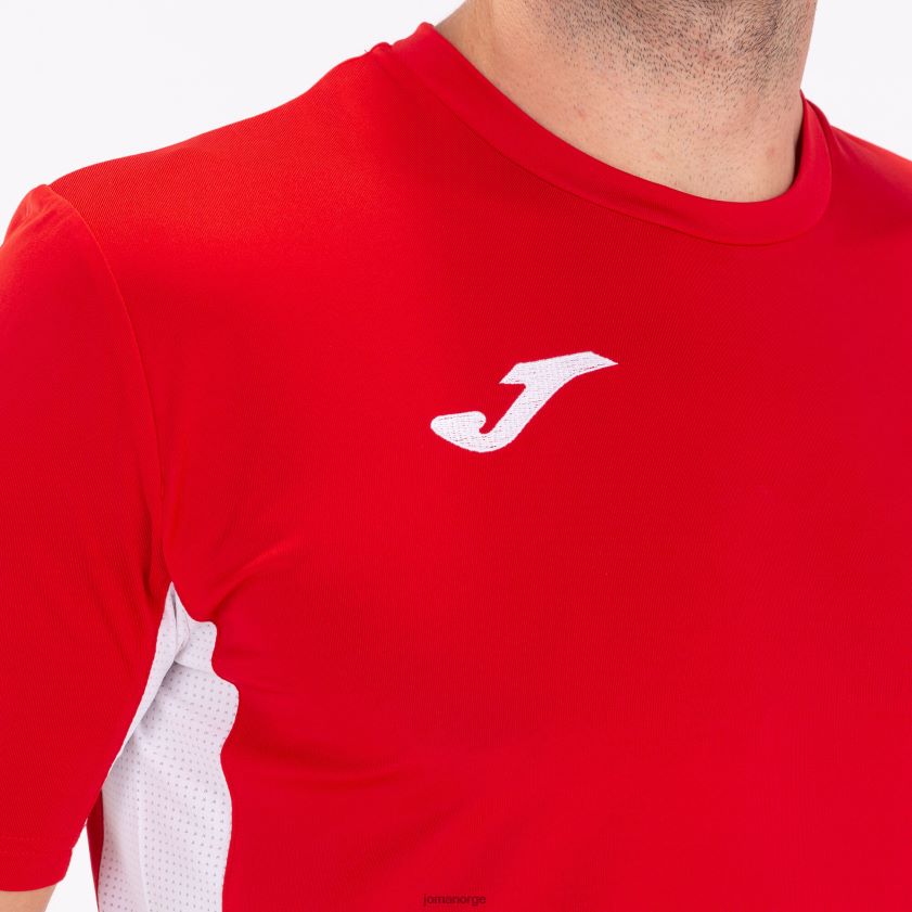 nei Joma skjorte kortermet superliga rød Hvit FBD0T04716 menn