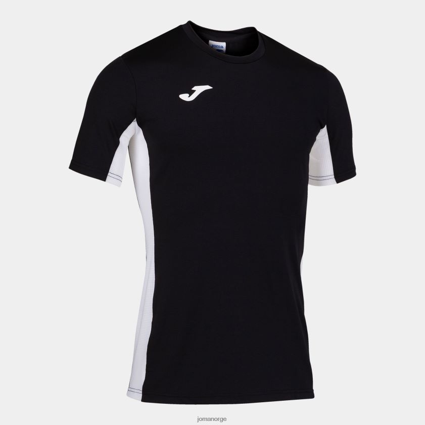 nei Joma skjorte kortermet superliga svart hvit FBD0T01294 menn