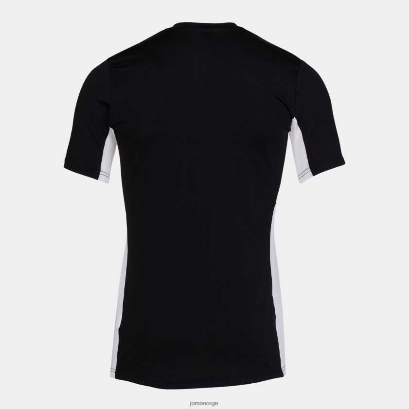 nei Joma skjorte kortermet superliga svart hvit FBD0T01294 menn