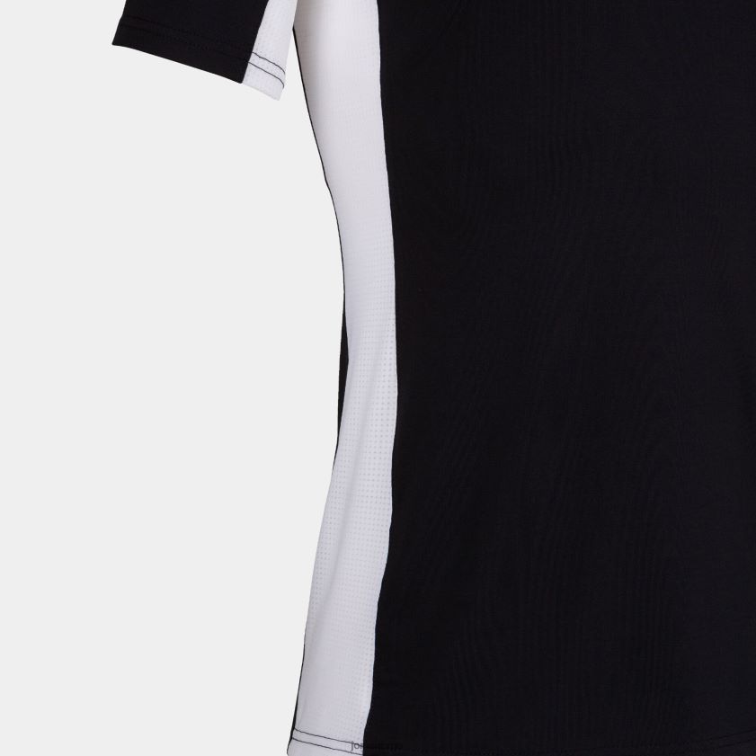 nei Joma skjorte kortermet superliga svart hvit FBD0T01294 menn