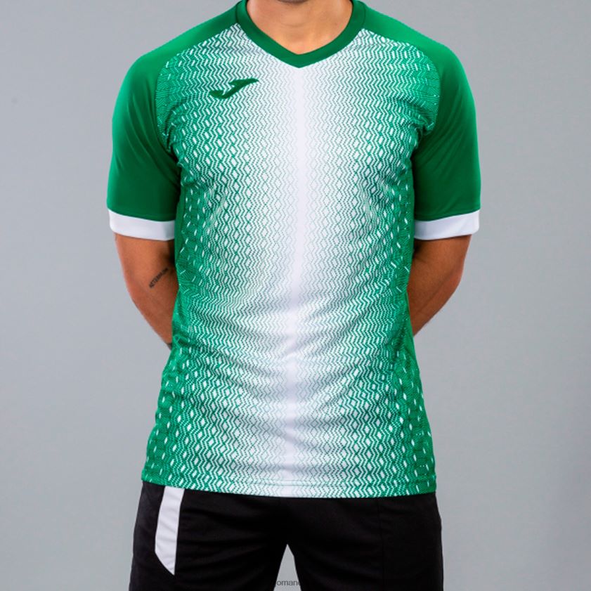 nei Joma skjorte kortermet supernova grønn hvit FBD0T0974 menn