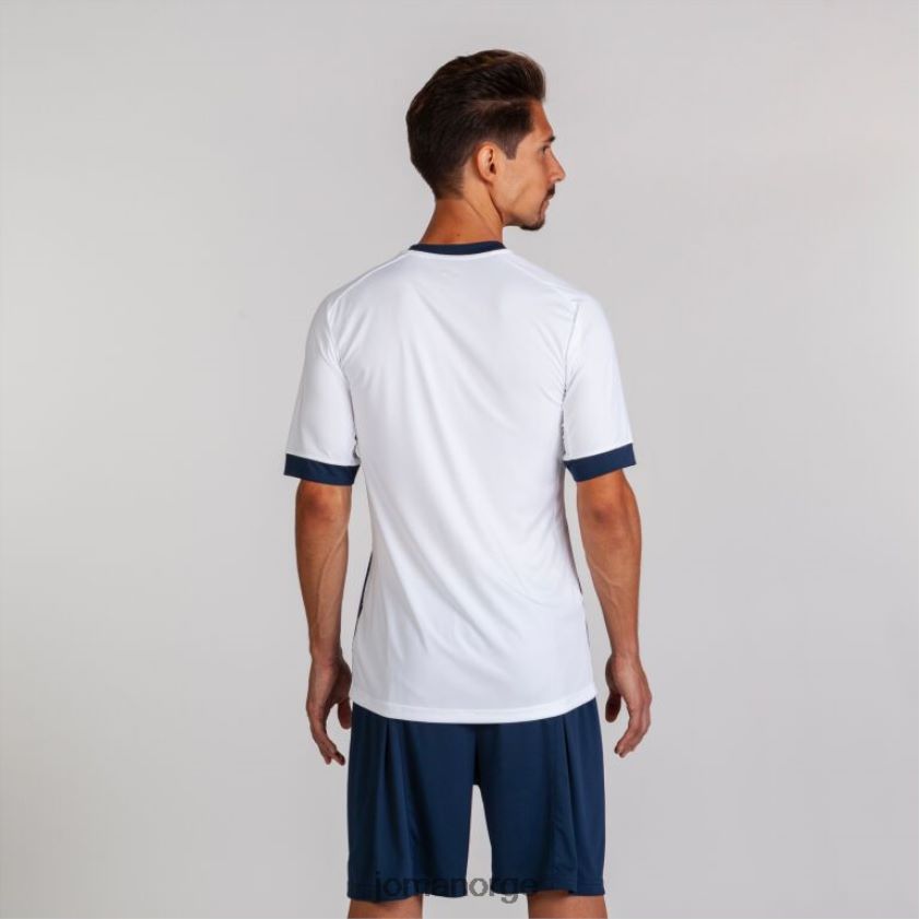 nei Joma skjorte kortermet supernova hvit marineblå FBD0T02945 menn