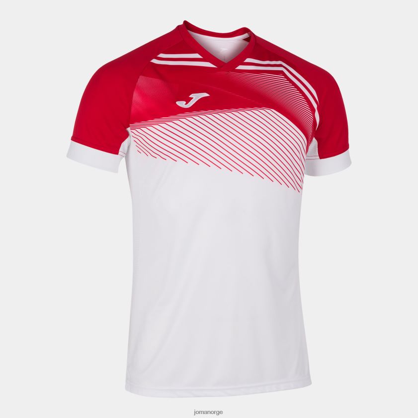 nei Joma skjorte kortermet supernova ii hvit rød FBD0T04404 menn
