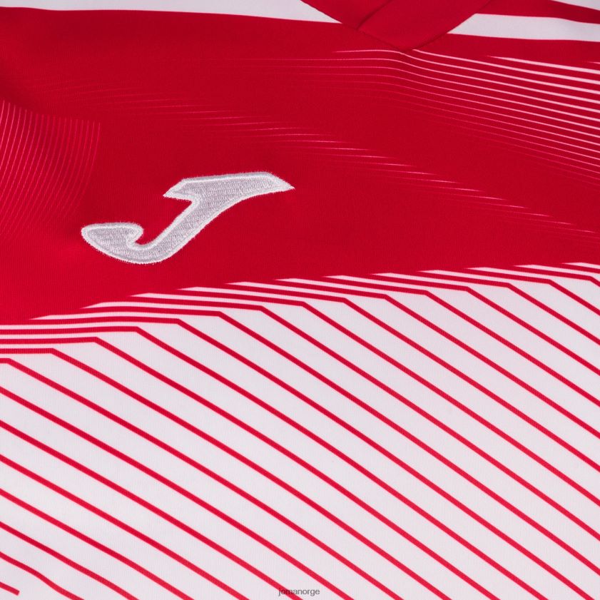 nei Joma skjorte kortermet supernova ii hvit rød FBD0T04404 menn