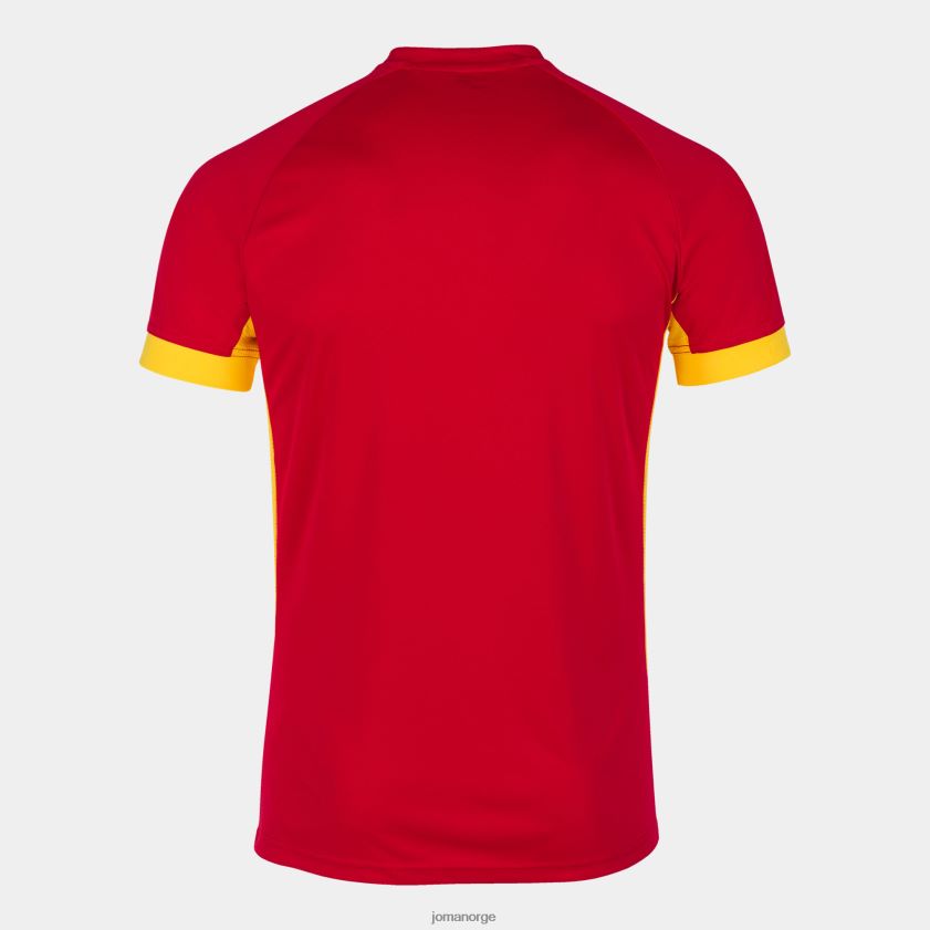 nei Joma skjorte kortermet supernova ii rød gul FBD0T03162 menn
