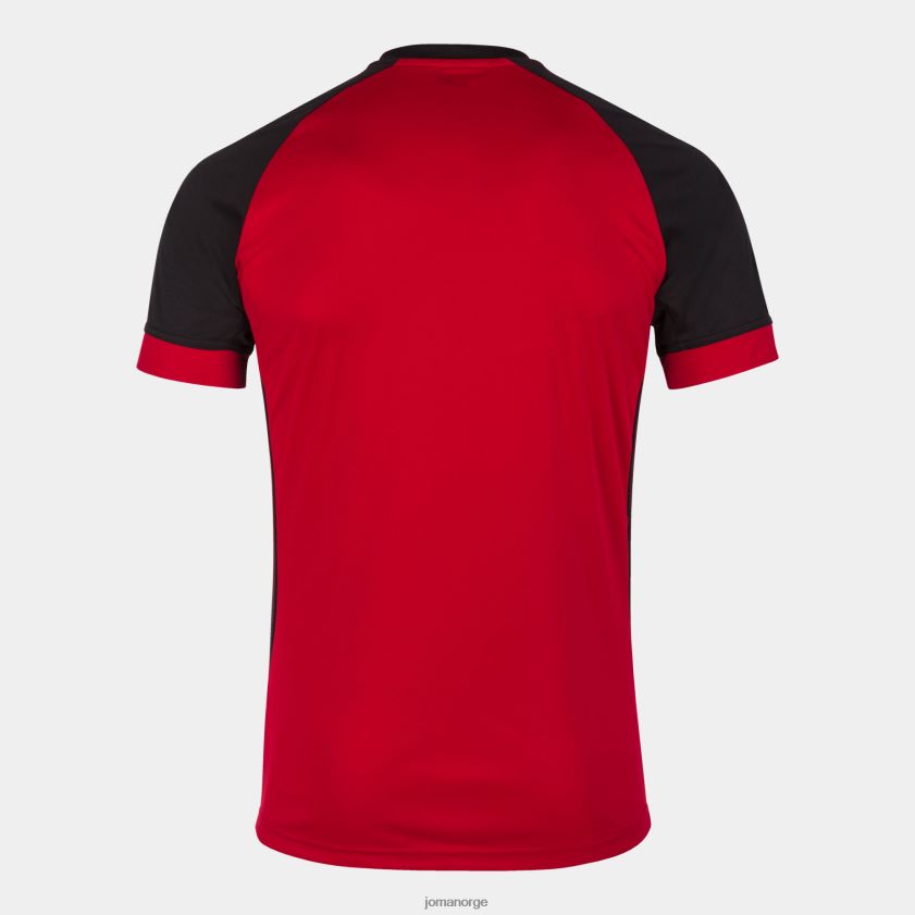 nei Joma skjorte kortermet supernova ii rød svart FBD0T03161 menn