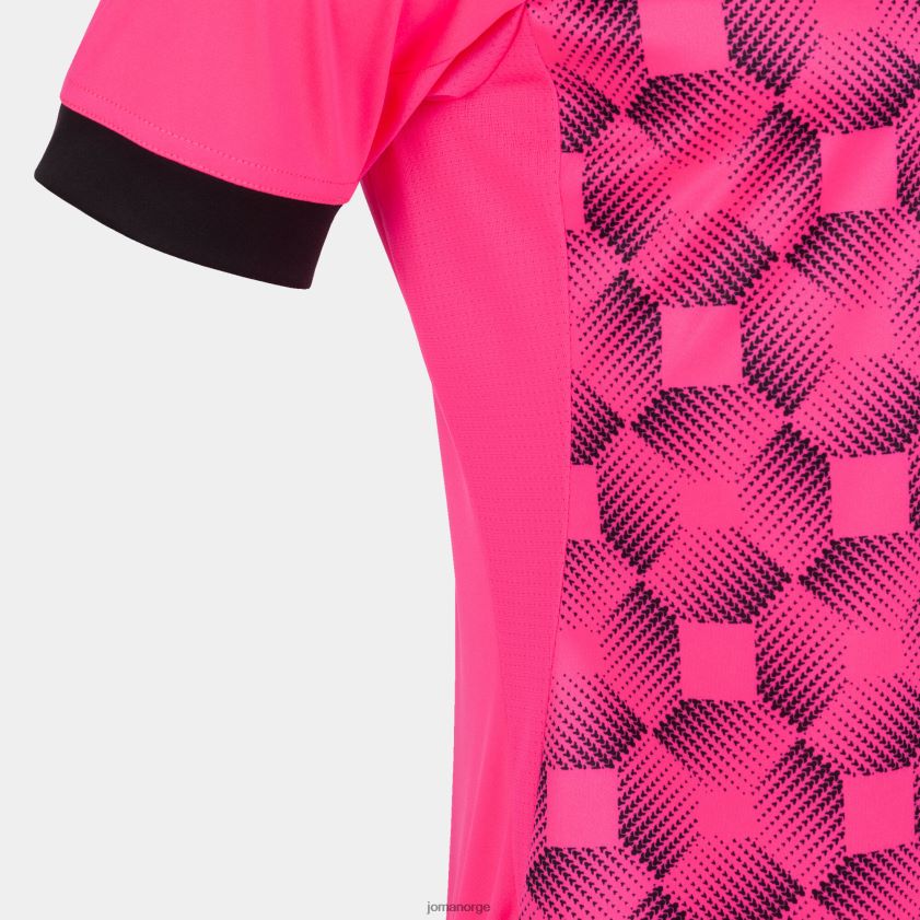 nei Joma skjorte kortermet supernova iii fluorescerende rosa svart FBD0T04270 menn