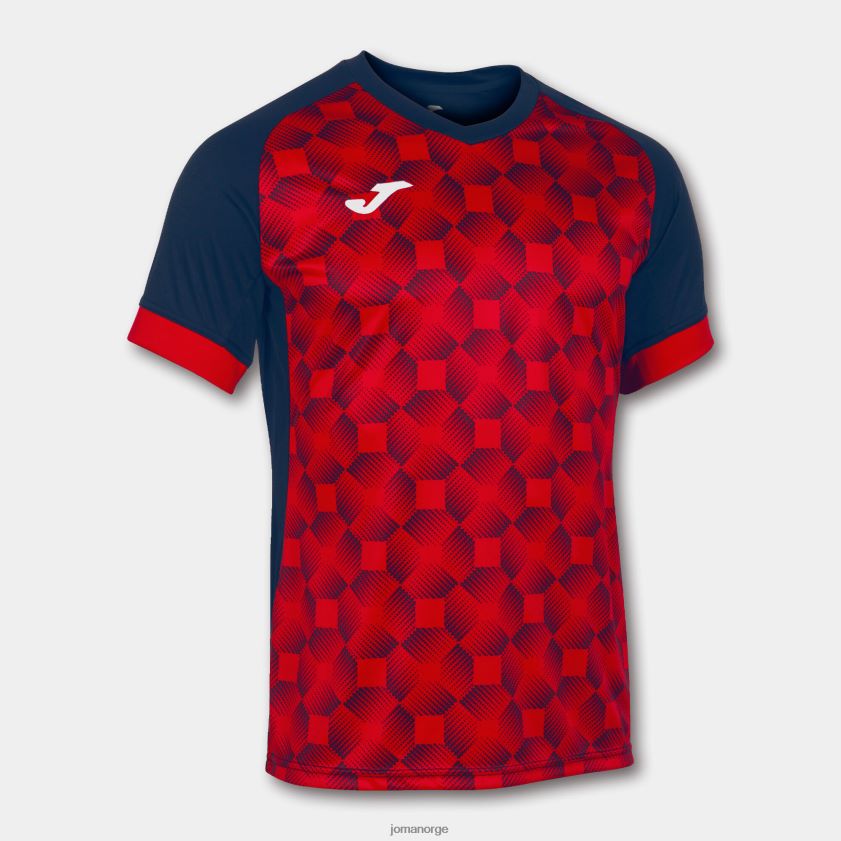 nei Joma skjorte kortermet supernova iii marineblå rød FBD0T03321 menn