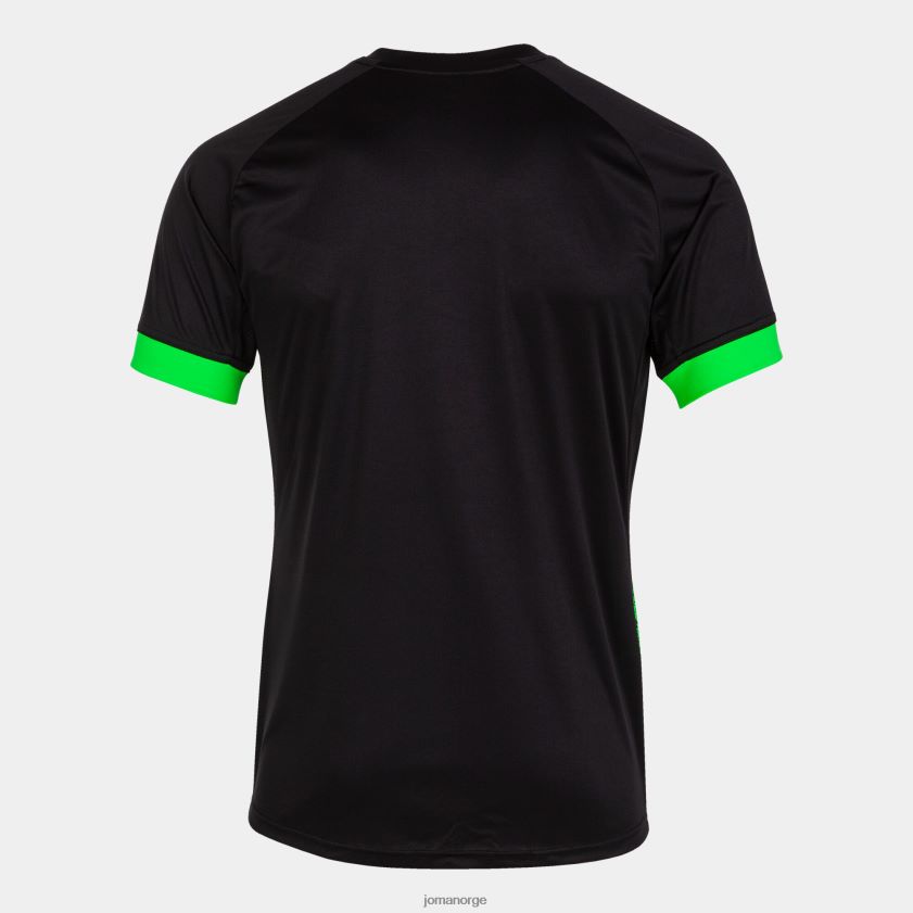nei Joma skjorte kortermet supernova iii svart fluorescerende grønn FBD0T04561 menn