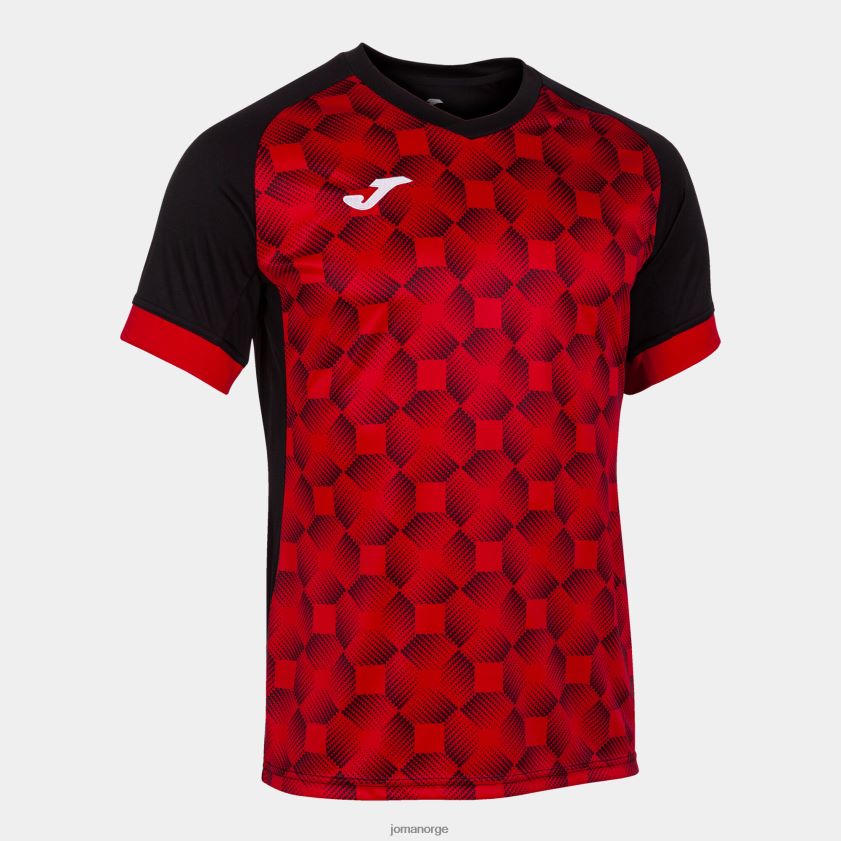 nei Joma skjorte kortermet supernova iii svart, rød FBD0T0117 menn
