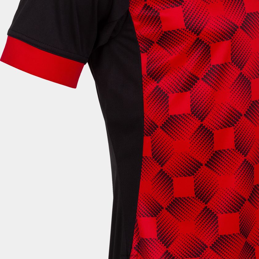nei Joma skjorte kortermet supernova iii svart, rød FBD0T0117 menn