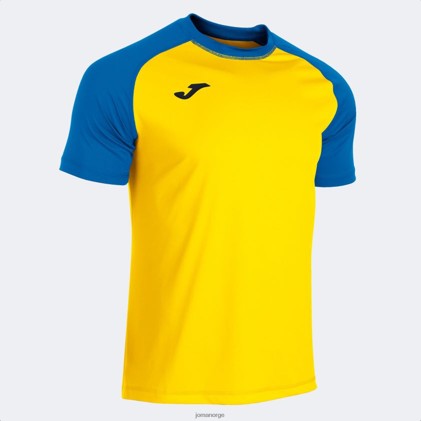 nei Joma skjorte kortermet teamwork gul kongeblå FBD0T0808 menn