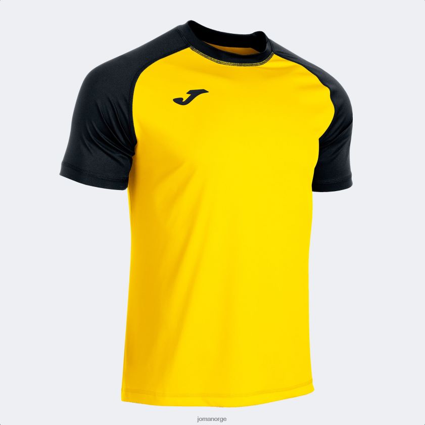 nei Joma skjorte kortermet teamwork gul svart FBD0T01220 menn