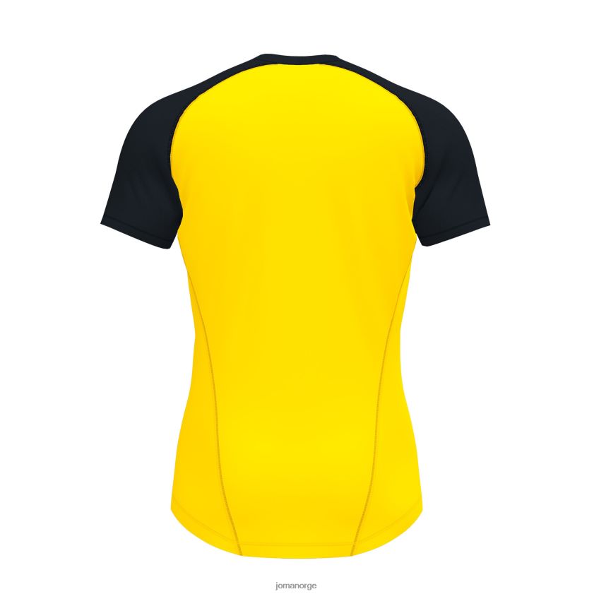 nei Joma skjorte kortermet teamwork gul svart FBD0T01220 menn