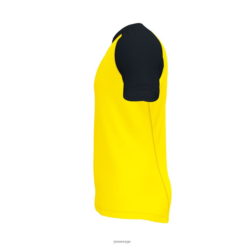 nei Joma skjorte kortermet teamwork gul svart FBD0T01220 menn