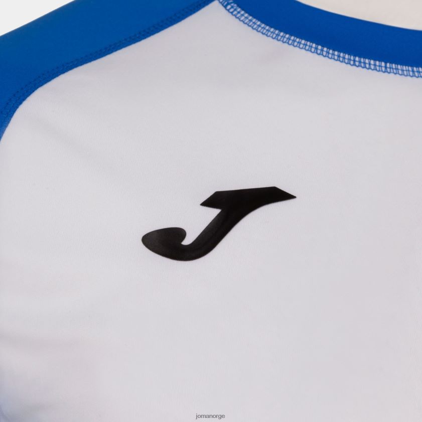 nei Joma skjorte kortermet teamwork hvit kongeblå FBD0T04542 menn