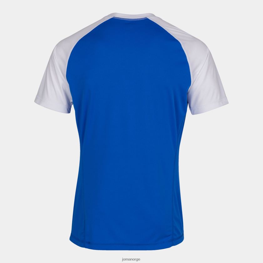 nei Joma skjorte kortermet teamwork kongeblå hvit FBD0T03047 menn