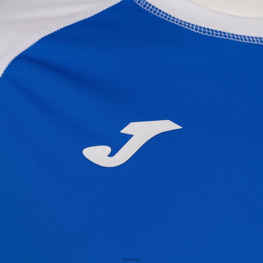 nei Joma skjorte kortermet teamwork kongeblå hvit FBD0T03047 menn