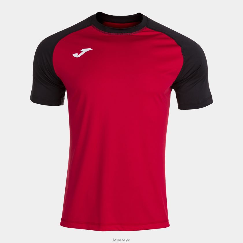 nei Joma skjorte kortermet teamwork rød svart FBD0T03337 menn