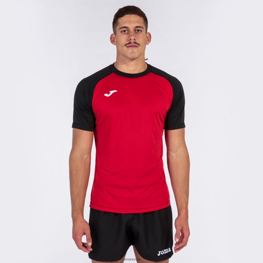 nei Joma skjorte kortermet teamwork rød svart FBD0T03337 menn
