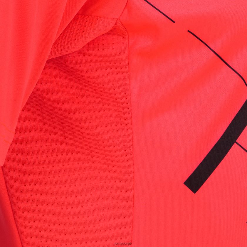 nei Joma skjorte kortermet tiger iii fluorescerende korallsvart FBD0T04543 menn