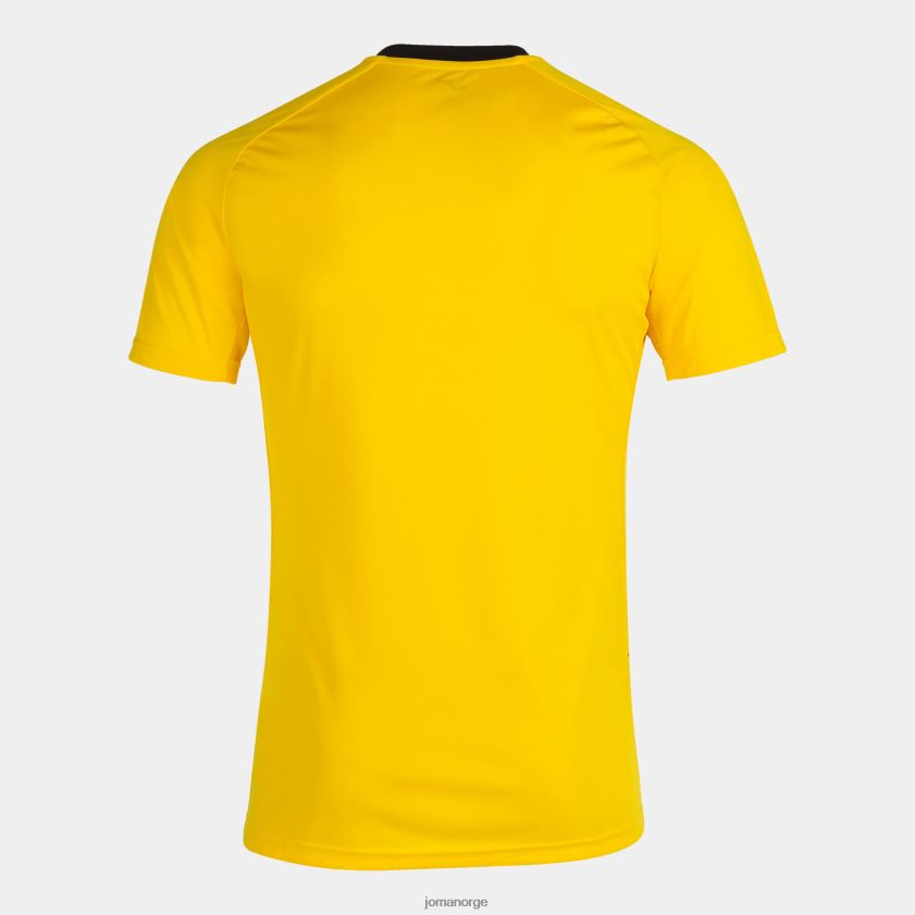 nei Joma skjorte kortermet tiger iii gul svart FBD0T01355 menn