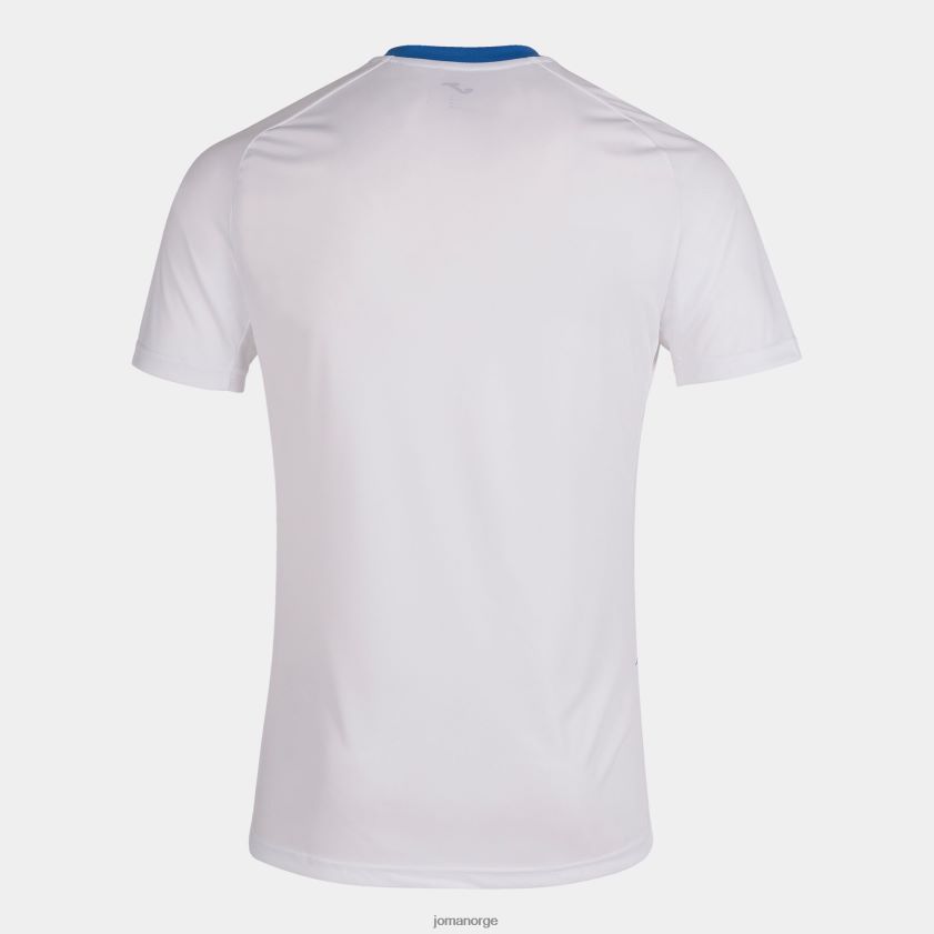 nei Joma skjorte kortermet tiger iii hvit kongeblå FBD0T03551 menn