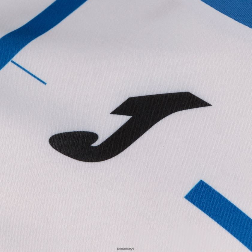 nei Joma skjorte kortermet tiger iii hvit kongeblå FBD0T03551 menn