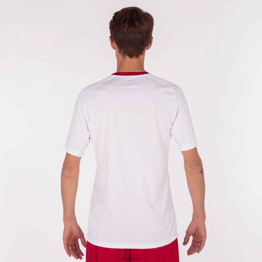 nei Joma skjorte kortermet tiger iii hvit rød FBD0T03333 menn