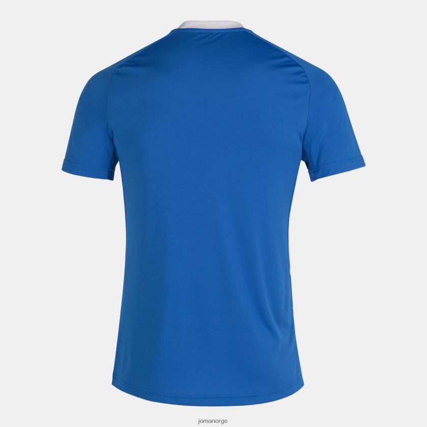 nei Joma skjorte kortermet tiger iii kongeblå hvit FBD0T03305 menn