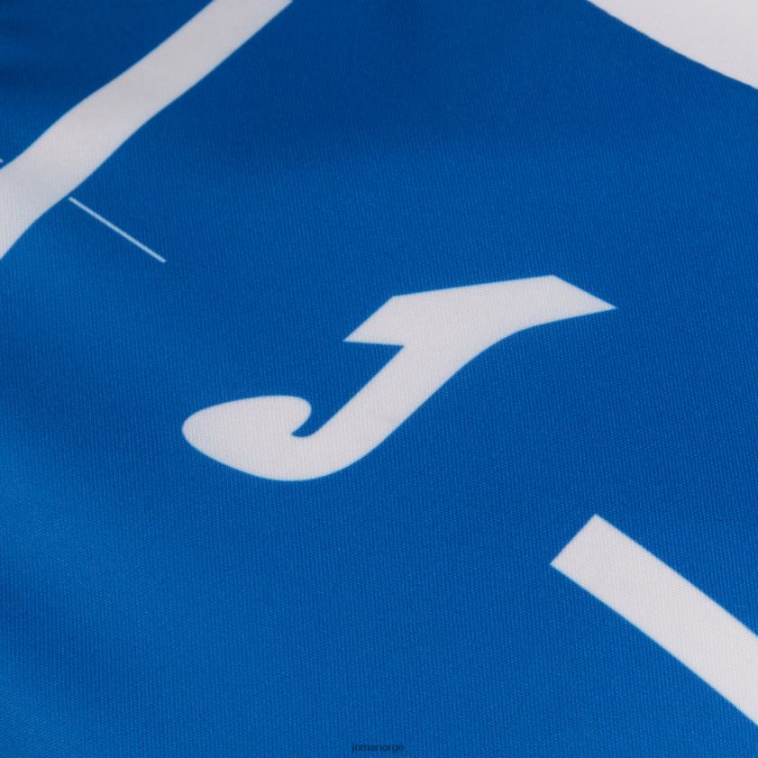 nei Joma skjorte kortermet tiger iii kongeblå hvit FBD0T03305 menn