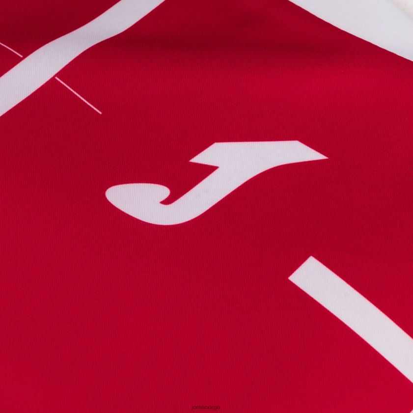 nei Joma skjorte kortermet tiger iii rød Hvit FBD0T01011 menn