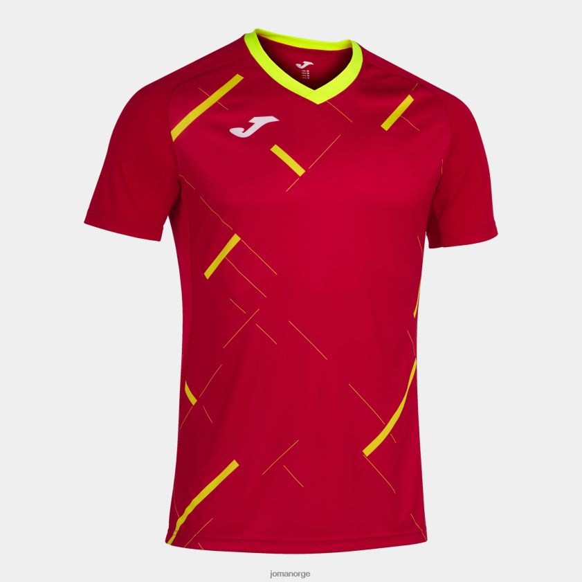 nei Joma skjorte kortermet tiger iii rød gul FBD0T01432 menn