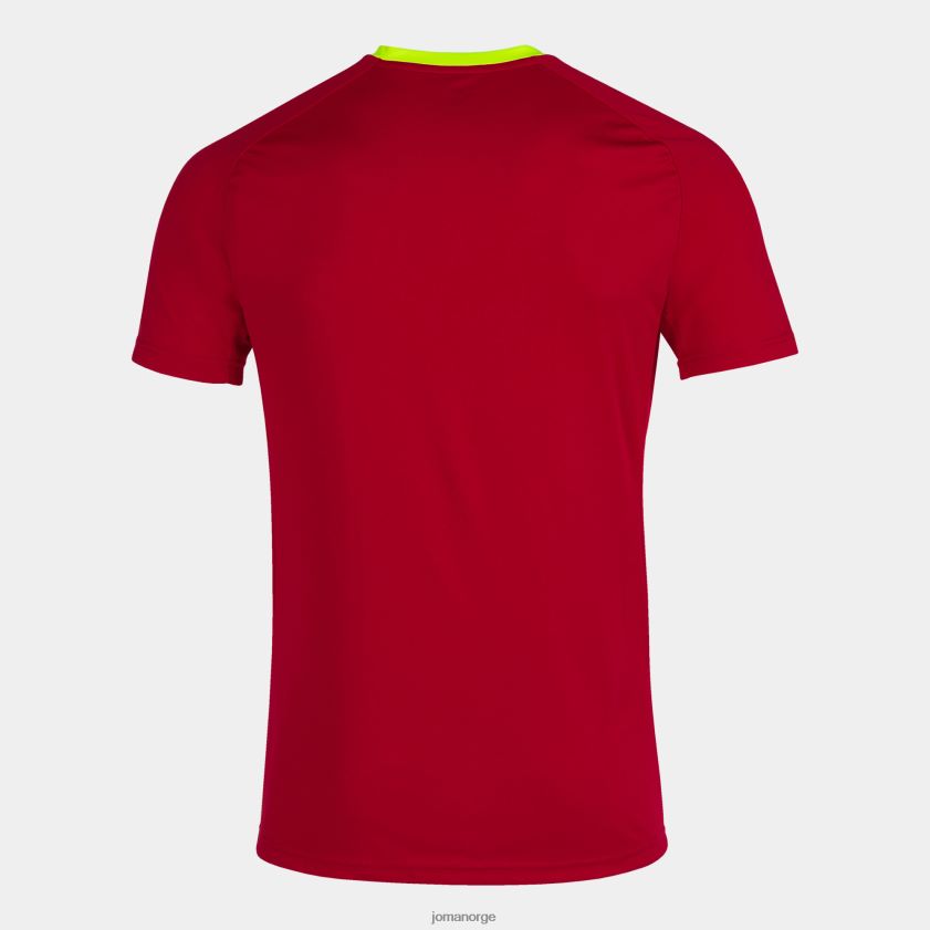 nei Joma skjorte kortermet tiger iii rød gul FBD0T01432 menn