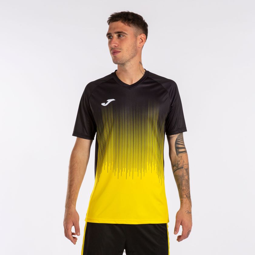 nei Joma skjorte kortermet tiger iv gul svart FBD0T03237 menn