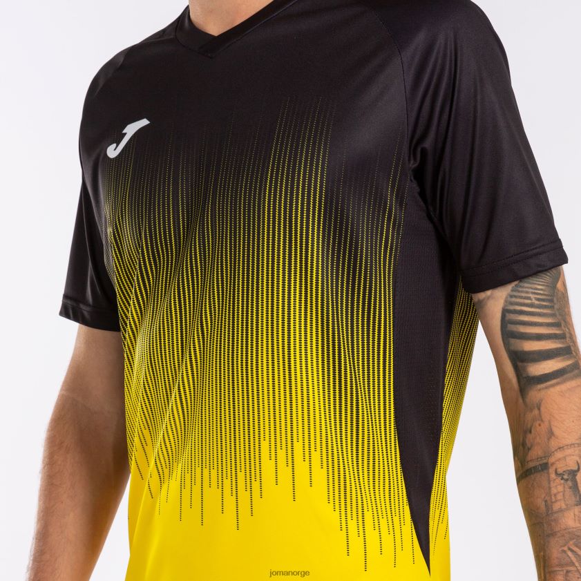 nei Joma skjorte kortermet tiger iv gul svart FBD0T03237 menn