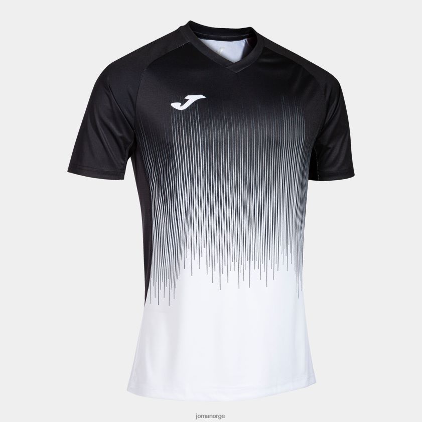 nei Joma skjorte kortermet tiger iv hvit svart FBD0T0168 menn