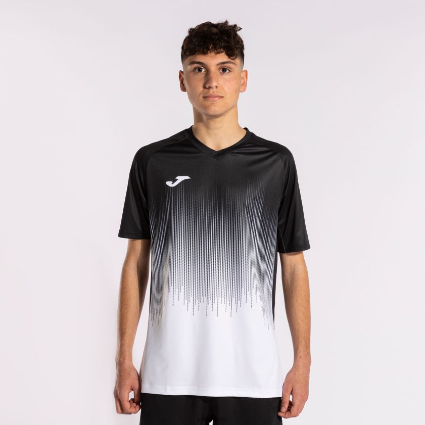 nei Joma skjorte kortermet tiger iv hvit svart FBD0T0168 menn