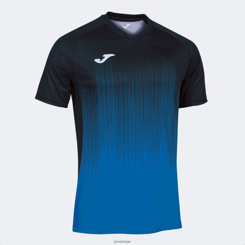 nei Joma skjorte kortermet tiger iv kongeblå svart FBD0T01553 menn