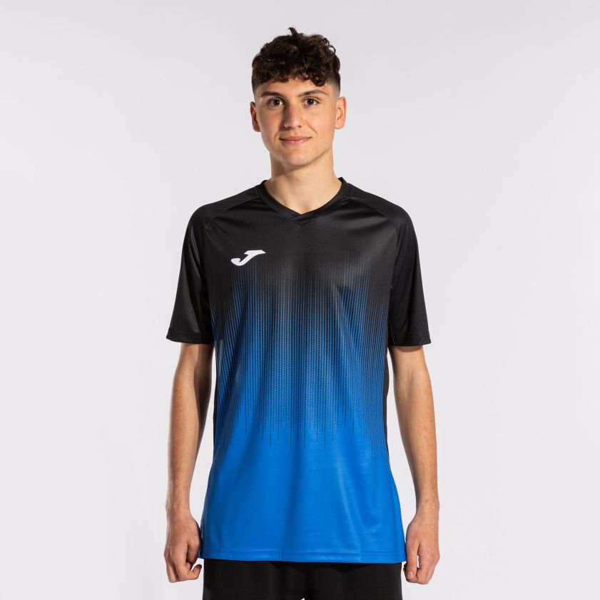 nei Joma skjorte kortermet tiger iv kongeblå svart FBD0T01553 menn