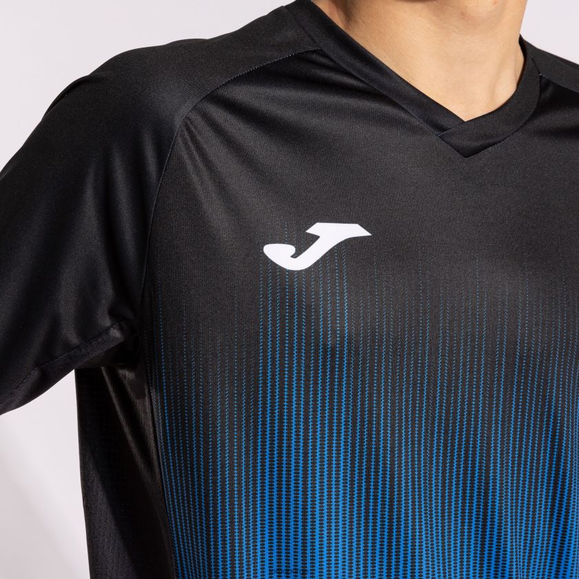 nei Joma skjorte kortermet tiger iv kongeblå svart FBD0T01553 menn