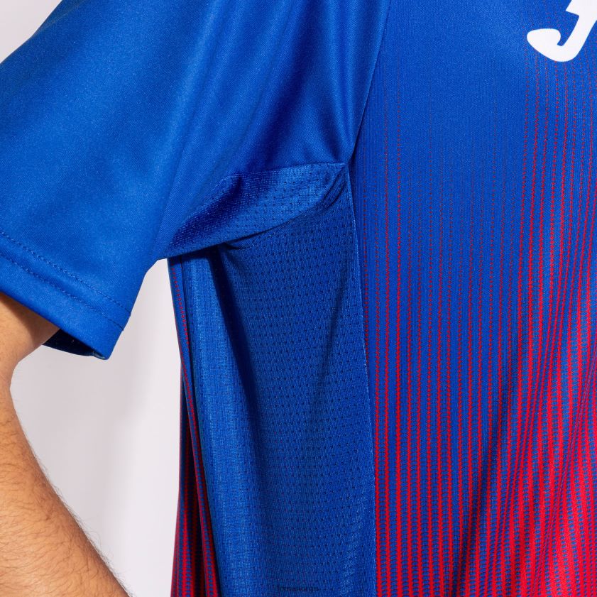 nei Joma skjorte kortermet tiger iv rød kongeblå FBD0T02857 menn